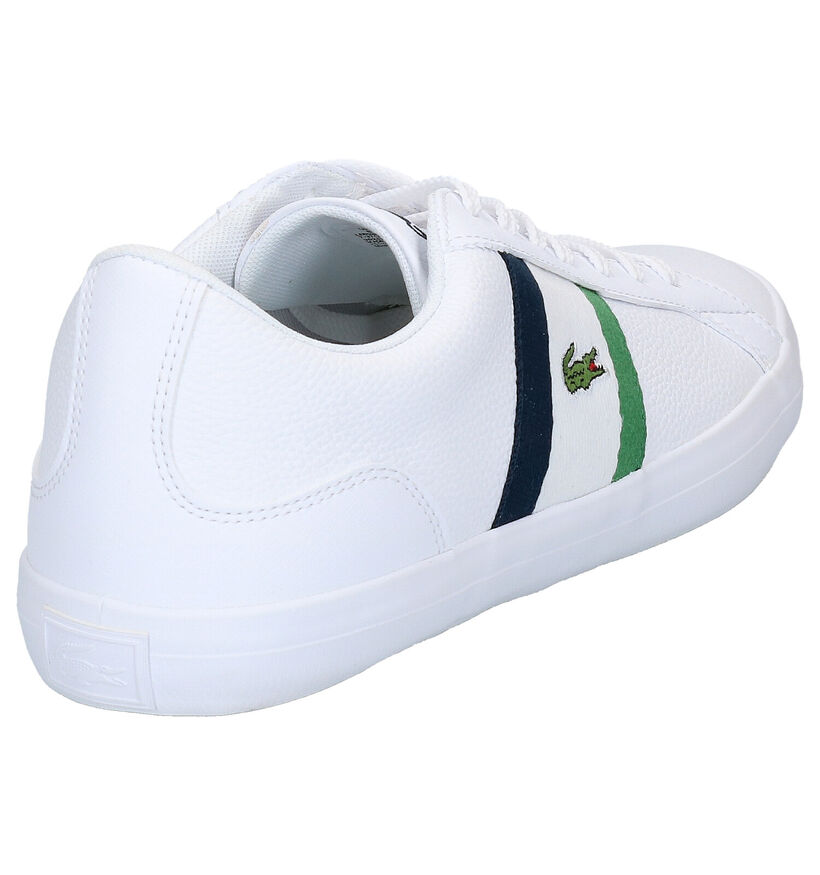 Lacoste Lerond Witte Sneakers in kunstleer (266948)