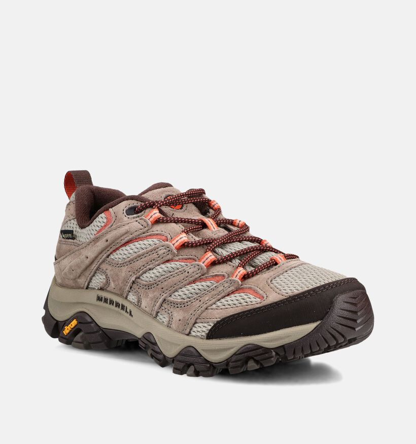 Merrell Moab 3 Gtx Chaussures de randonn&eacute;e en Marron pour femmes (368893) - pour semelles orthop&eacute;diques