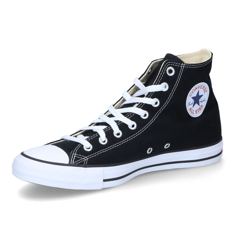 Converse CT All Star Hi Baskets en Noir en textile (302837)