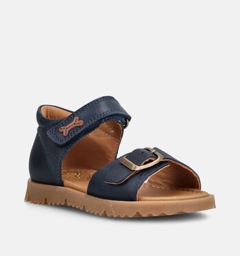 STONES and BONES Sandales Cognac/Bleu