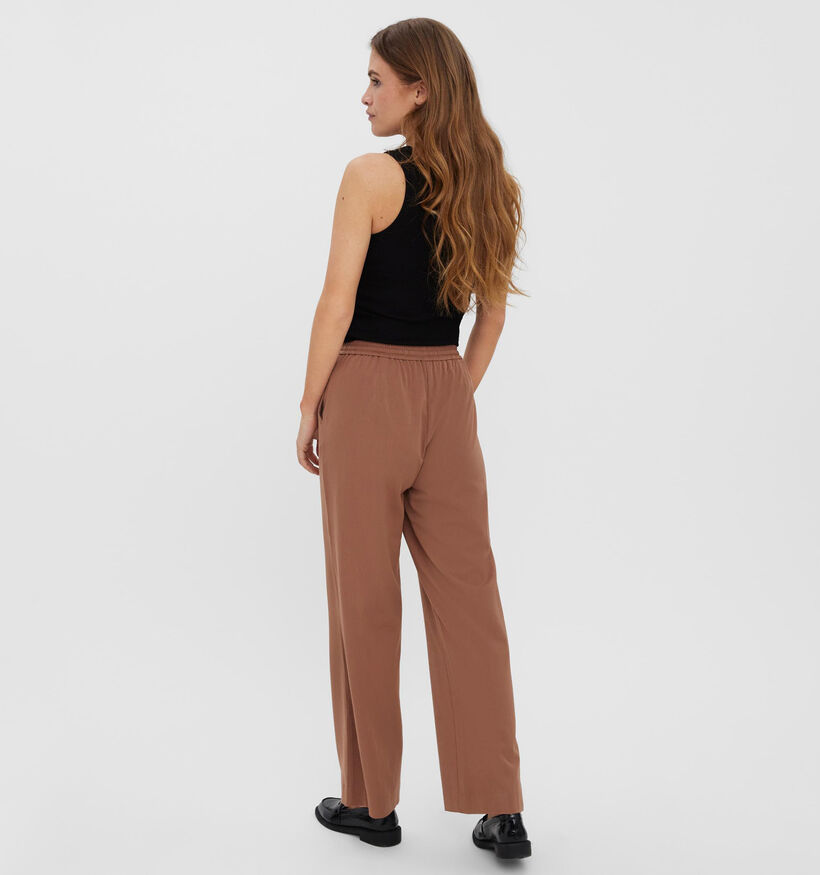 Vero Moda Lara Bruine Geklede Broek (318403)