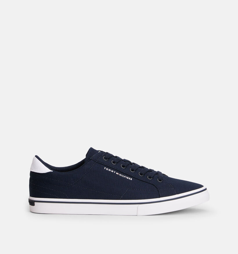 Tommy Hilfiger Vulc Core Long Lace Chaussures &agrave; lacets en Bleu fonc&eacute; pour hommes (368606) - pour semelles orthop&eacute;diques