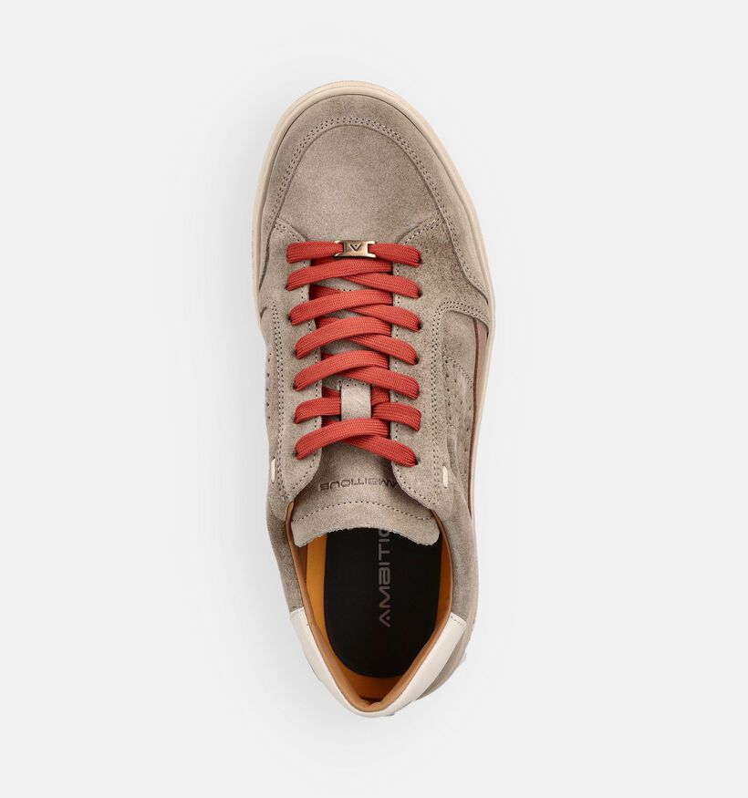 Ambitious Anopolis Taupe Sneakers voor heren (373694) - geschikt voor steunzolen