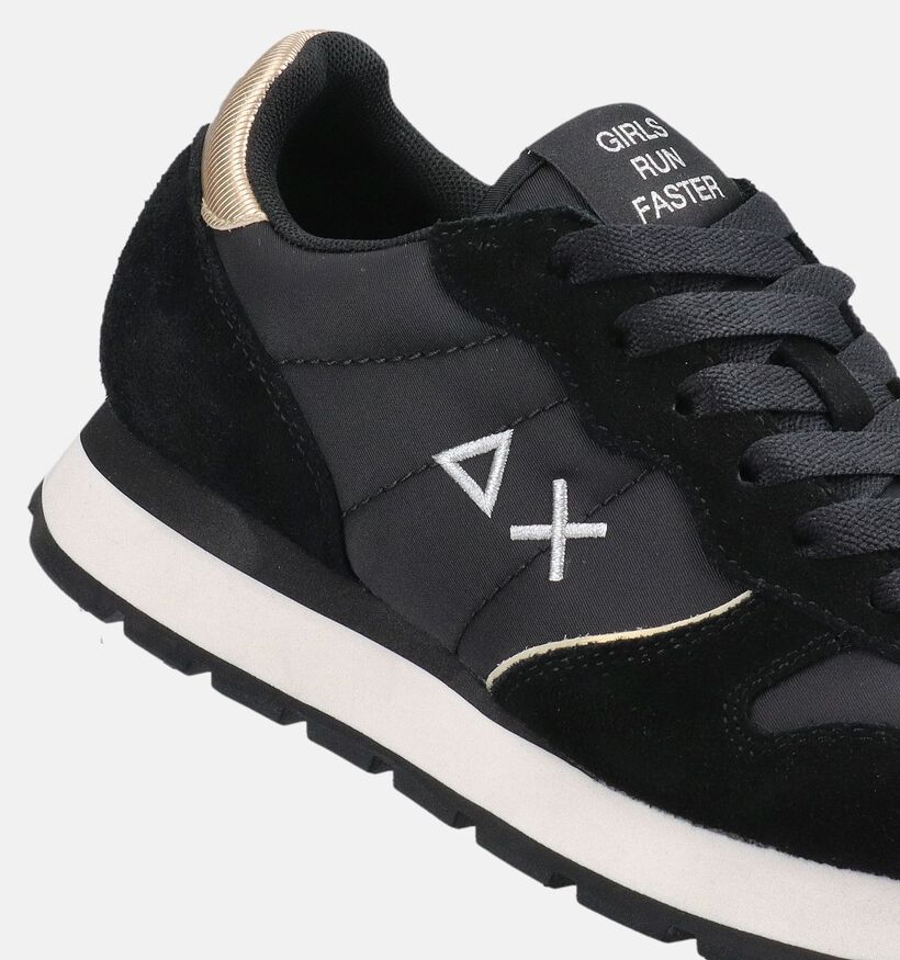 Sun68 Ally Silver Gold Zwarte Sneakers voor dames (379718) - geschikt voor steunzolen