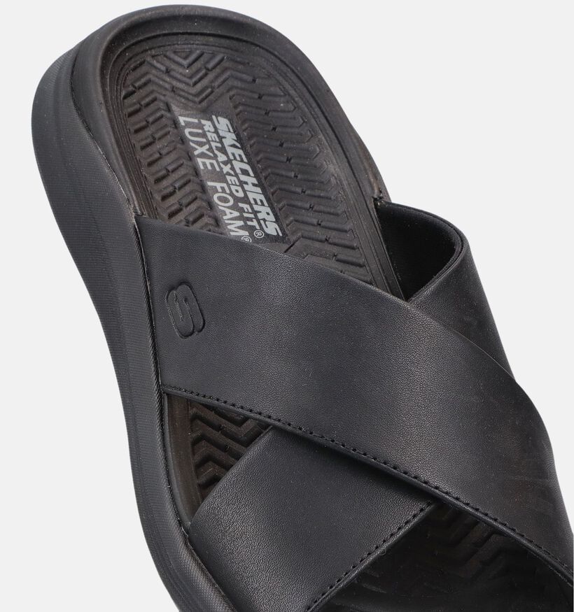 Skechers Zwarte Slippers voor heren (371040)