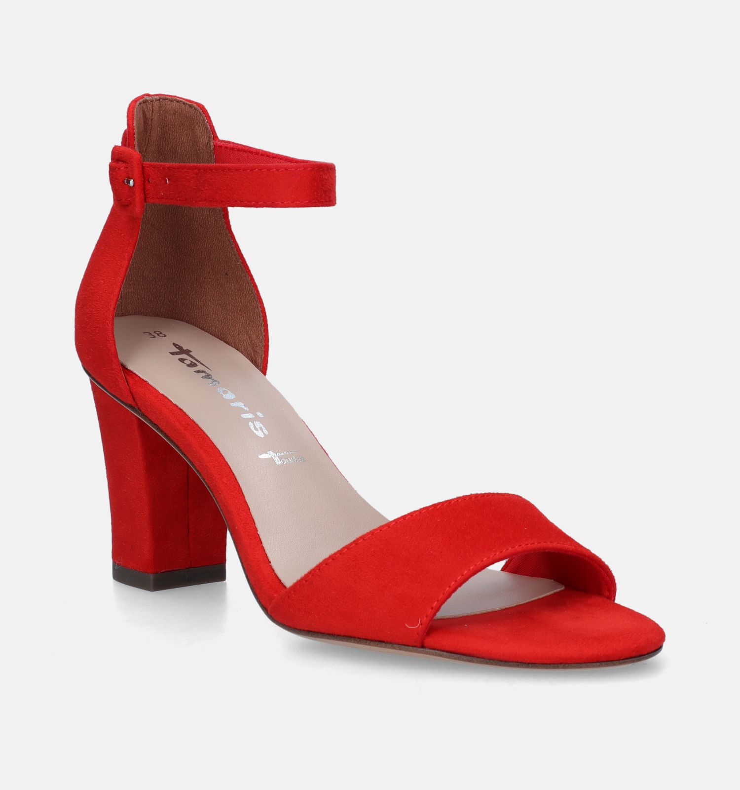Sandales deals rouges tamaris