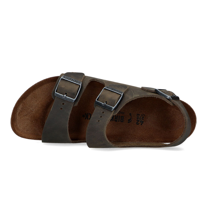 Birkenstock Milano Sandales en Marron pour hommes (337877)