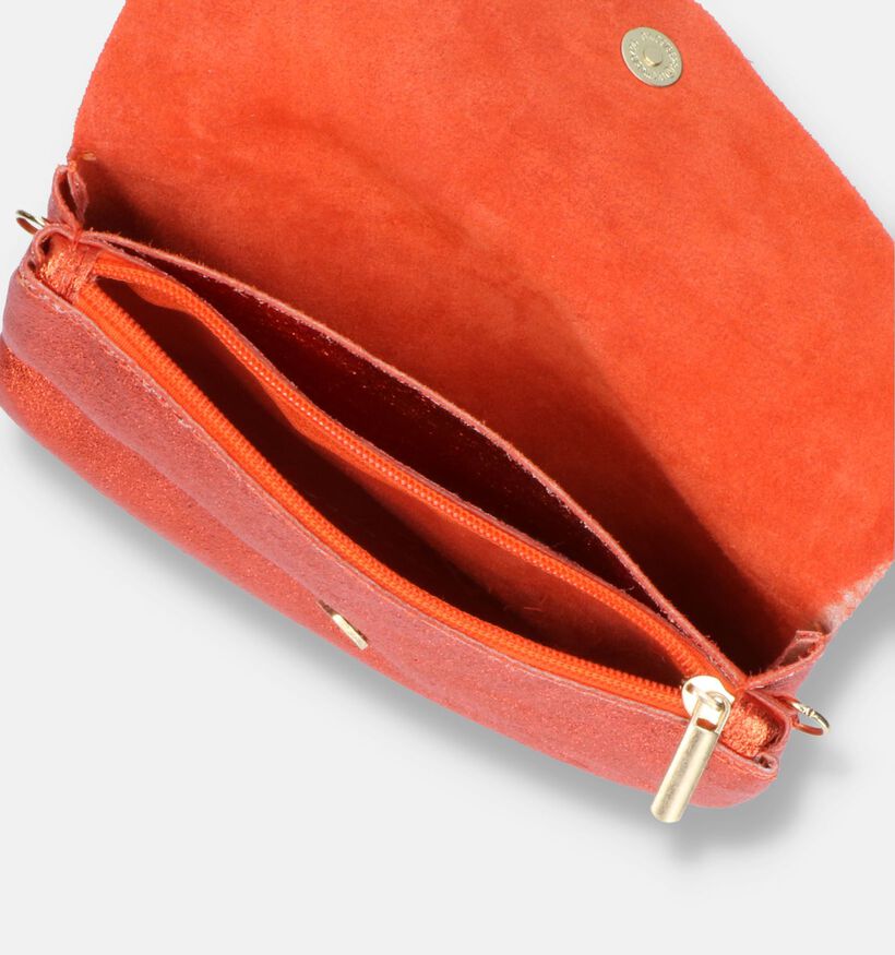 Top Design Sac porté croisé en Orange pour femmes (334585)