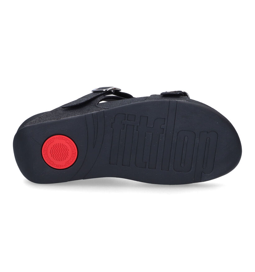 FitFlop Lulu Sparkle Zwarte Slippers in kunststof (302646)