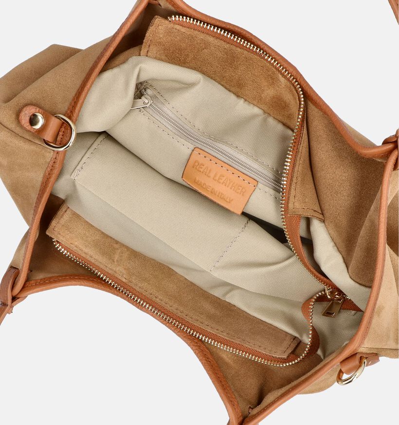 Via Limone Camel Handtas voor dames (360523)