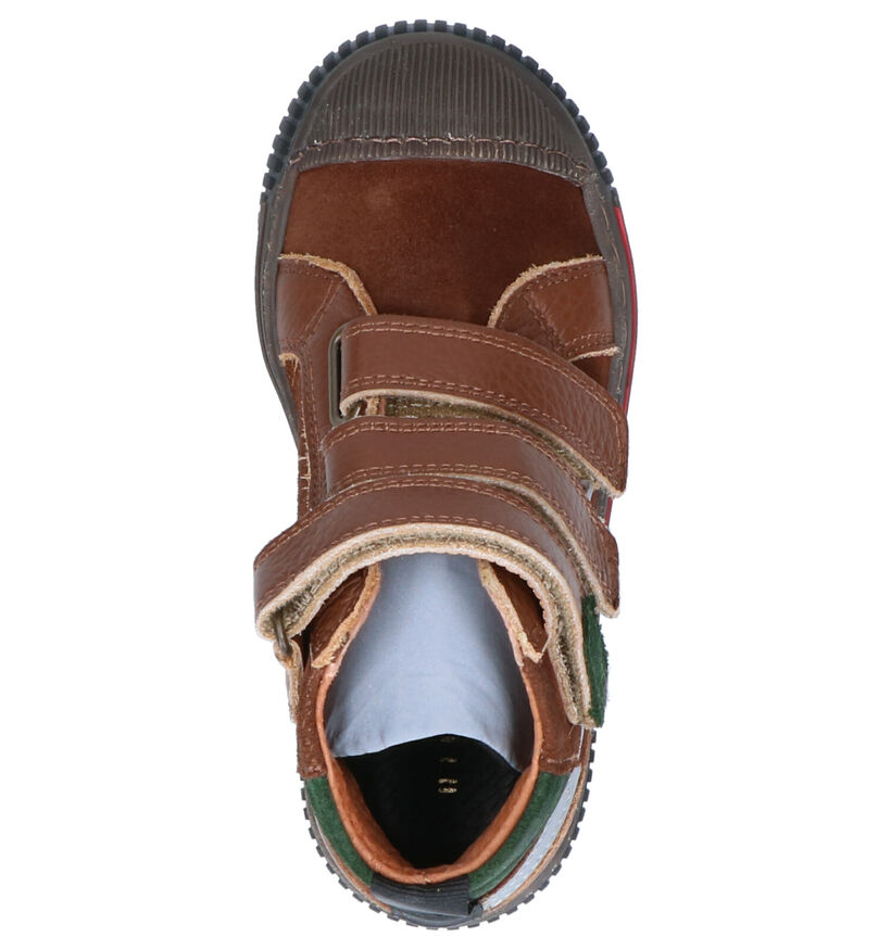 Milo & Mila Cognac Hoge Schoenen in leer (256361)