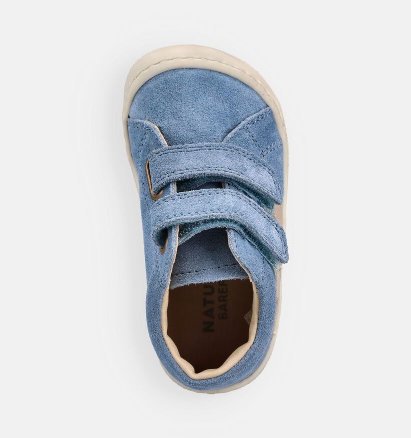 Naturino Barefoot Sabby VL Blauwe Babyschoenen voor meisjes, jongens (371609) - geschikt voor steunzolen