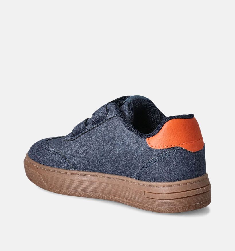 Milo & Mila Blauwe Velcroschoenen voor jongens (354427) - geschikt voor steunzolen