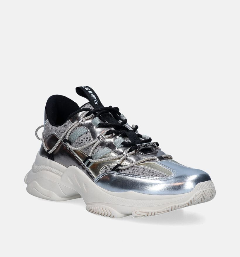 Steve Madden Magneto-e Zilveren Sneakers voor dames (347690) - geschikt voor steunzolen