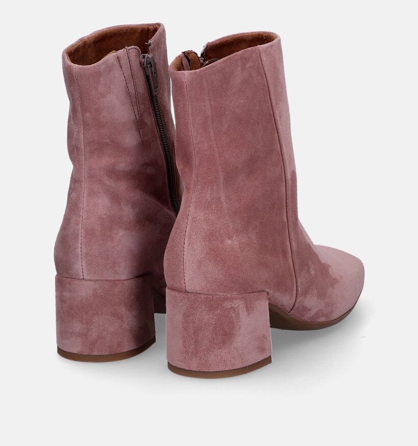 Comfort Bottines à talons en Rose clair pour femmes (315236)