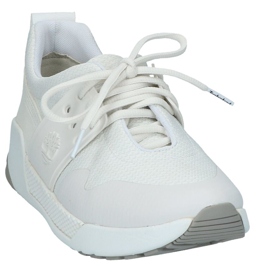 Timberland Kiri New Lace Oxford Witte Sneakers in stof (212237)