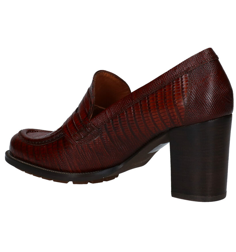 Zinda Escarpins classique en Marron en cuir (283711)