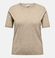 ONLY Carmakoma Beige Trui met Korte Mouwen voor dames (371845)