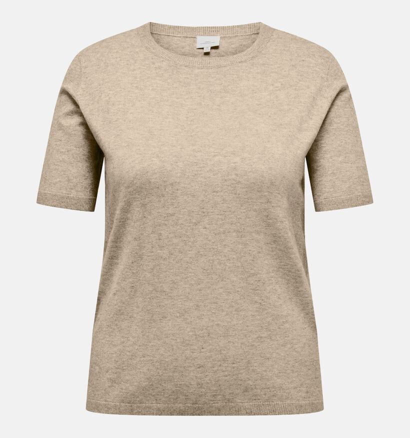 ONLY Carmakoma Beige Trui met Korte Mouwen voor dames (371845)