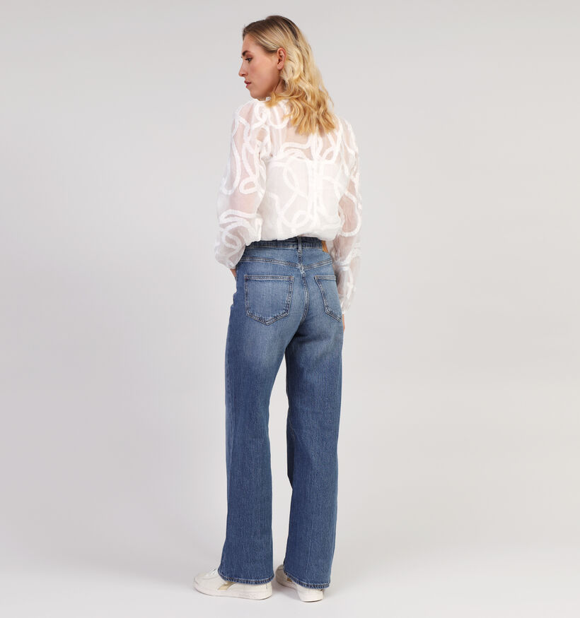 Vero Moda Tessa Wide leg jeans en Bleu L32 pour femmes (352117)