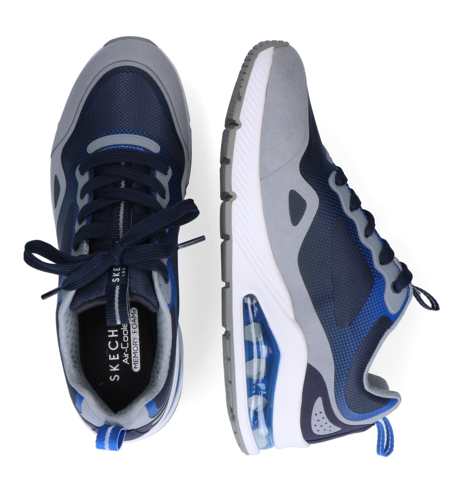 Skechers Uno 2 Karma Blauwe Sneakers Heren Sneakers Online op TORFS.BE