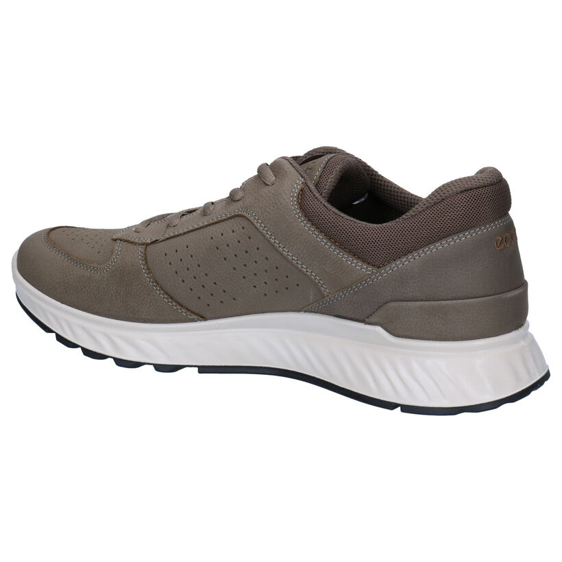 ECCO Exostride Chaussures à lacets en Taupe en cuir (306679)