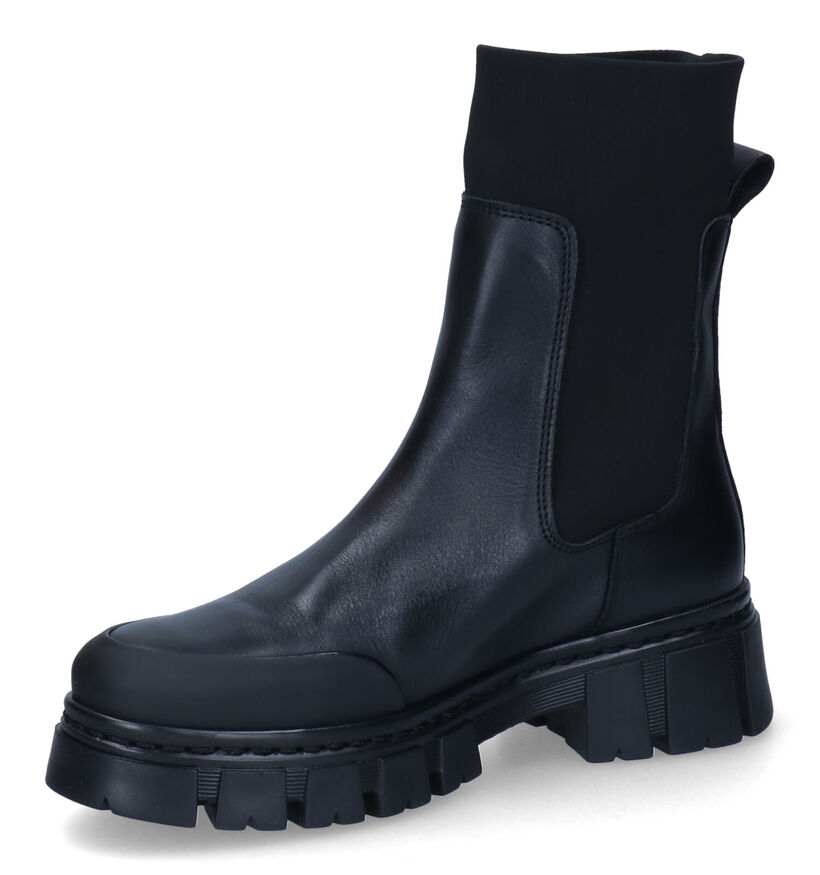 Tamaris Zwarte Boots in stof (300100)