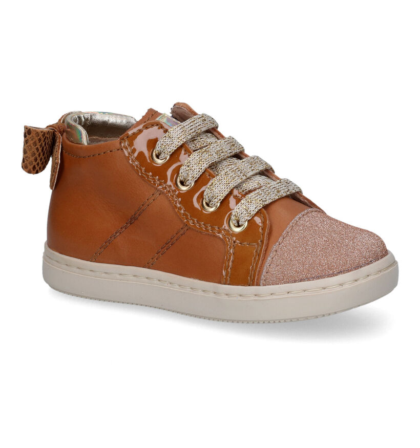 Beberlis Chaussures pour bébé en Cognac pour filles (315692)