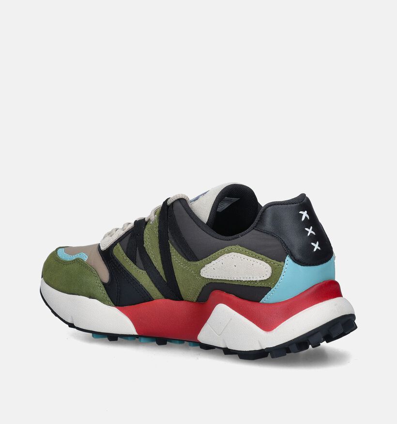 Scotch & Soda Mount Chaussures à lacets en Vert kaki pour hommes (345460) - pour semelles orthopédiques