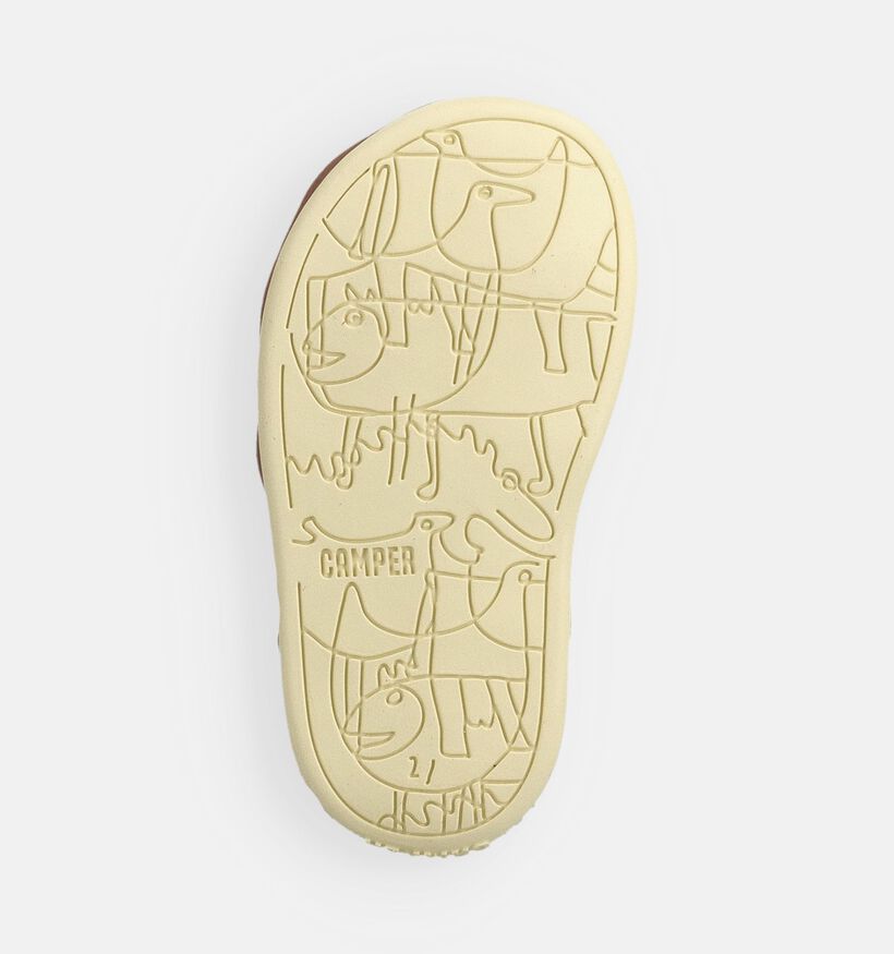 Camper Sandales pour b&eacute;b&eacute; en Argent pour filles (370739)