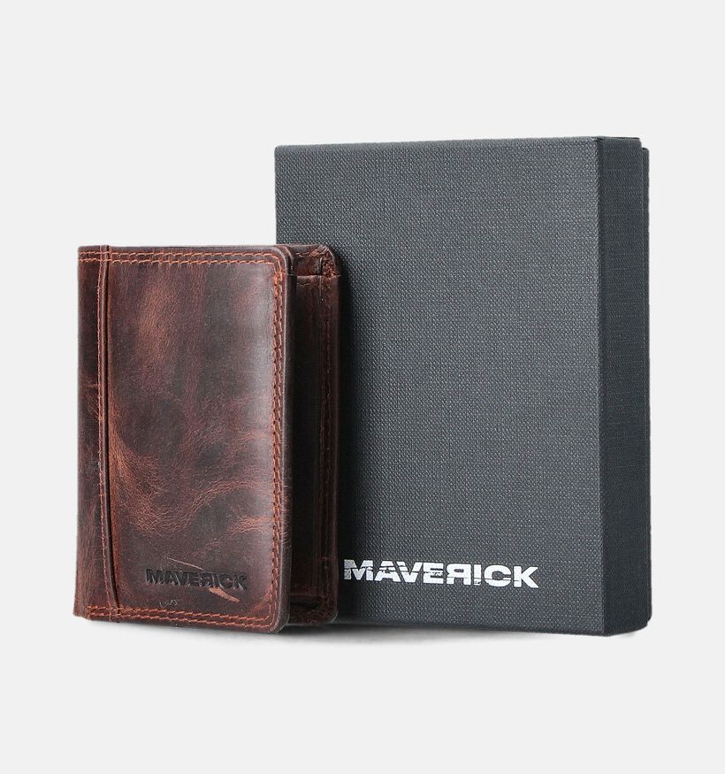 Maverick Bruine Portefeuille voor heren (360853)