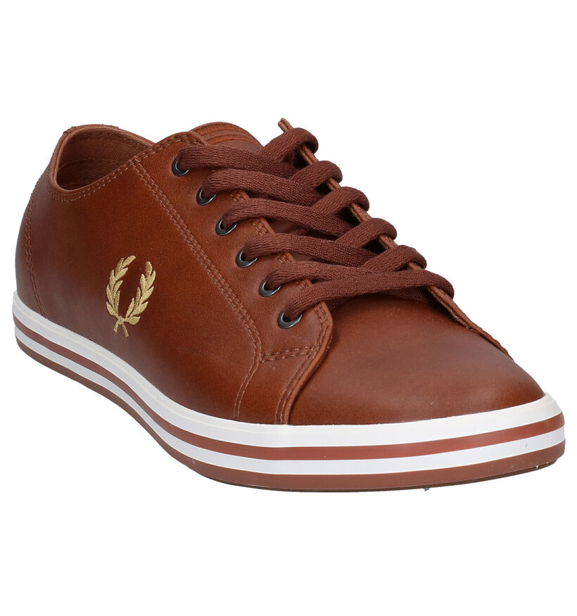 Fred Perry Baskets basses en Bleu foncé en cuir (285351)