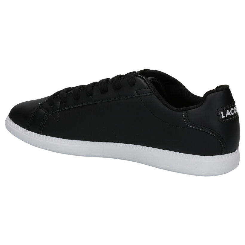 Lacoste Graduate Witte Sneakers in leer (266946)