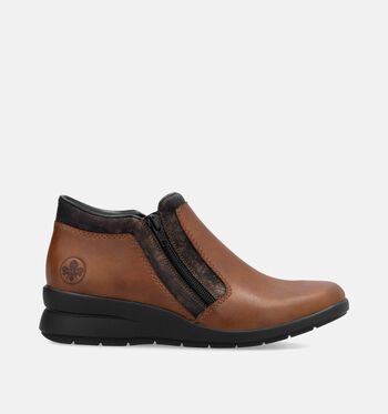 Bottines cognac