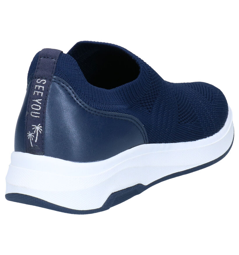 Dazzle Baskets slip-on en Bleu en textile (274255)