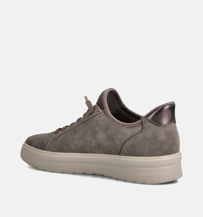 Jana Taupe Sneakers voor dames (360426) - geschikt voor steunzolen