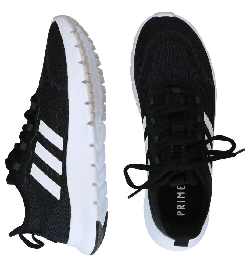 adidas Nario Sport Zwarte Sneakers in stof (293428)