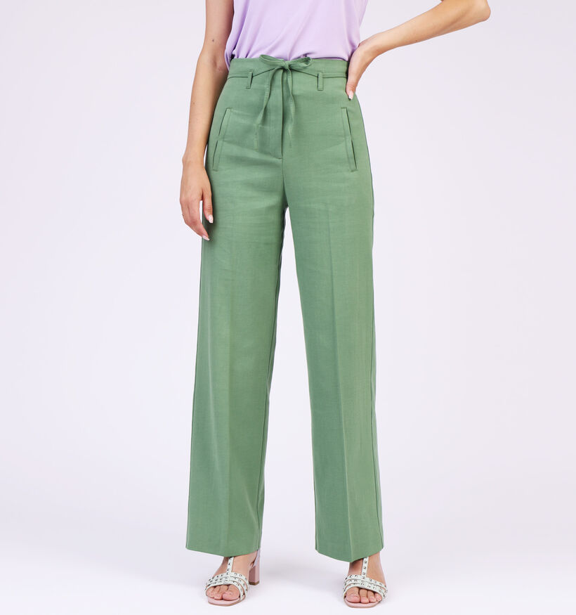 comma Pantalon Large en Vert (313249)