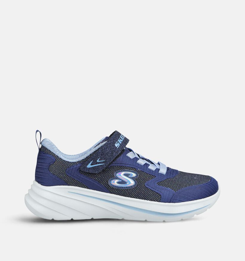 Skechers Wave 92 Donkerblauwe Schoenen voor jongens, meisjes (376821)