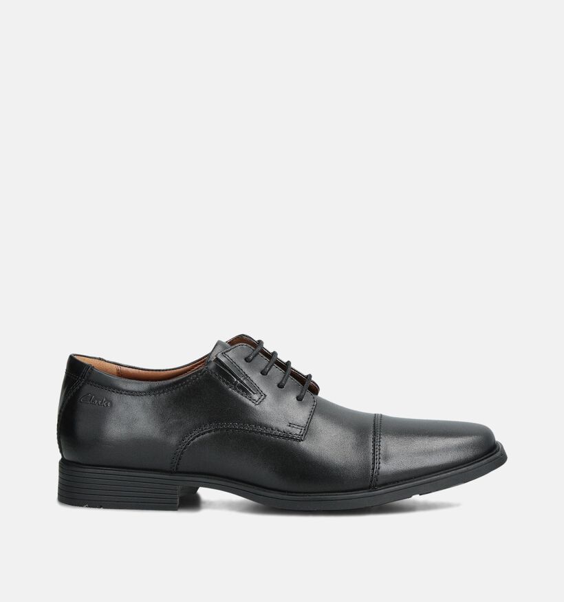 Clarks Tilden Cap Zwarte Geklede Schoenen voor heren (353891)