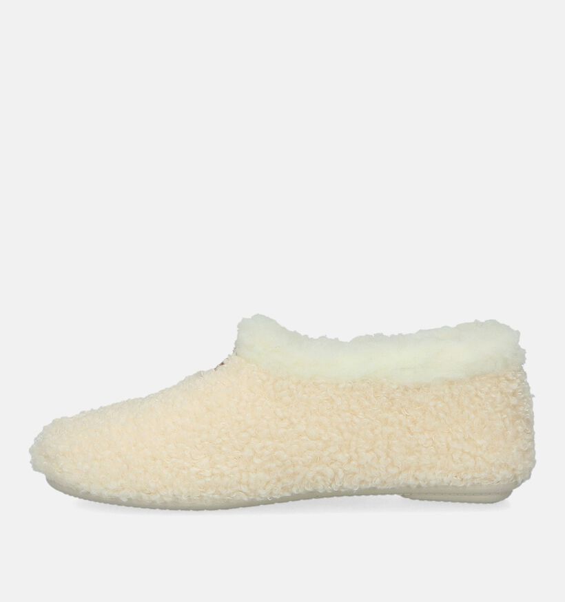 Torfs Home Pantoufles Teddy en Écru pour filles (332264)