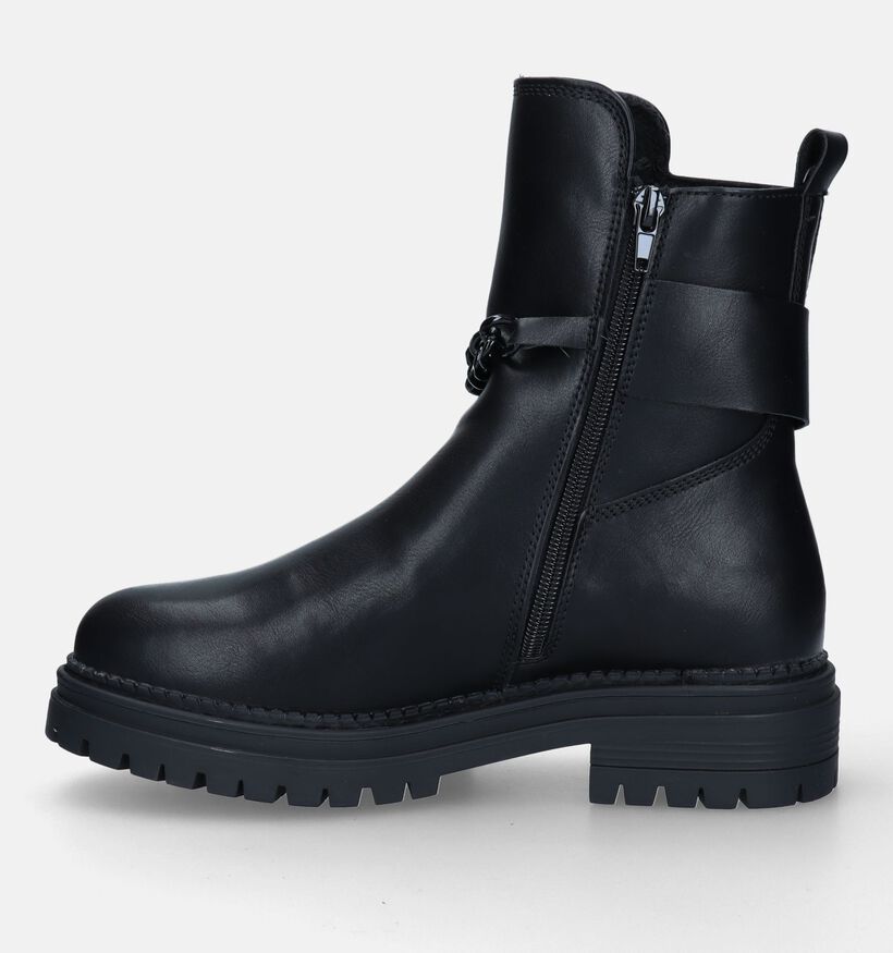 Signatur Zwarte Biker boots voor dames (329295)