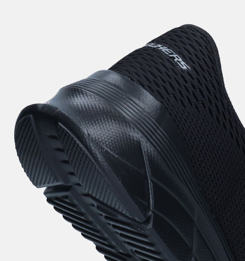 Skechers Equalizer Relaxed Fit Zwarte Slip-on Sneakers voor heren (339690)
