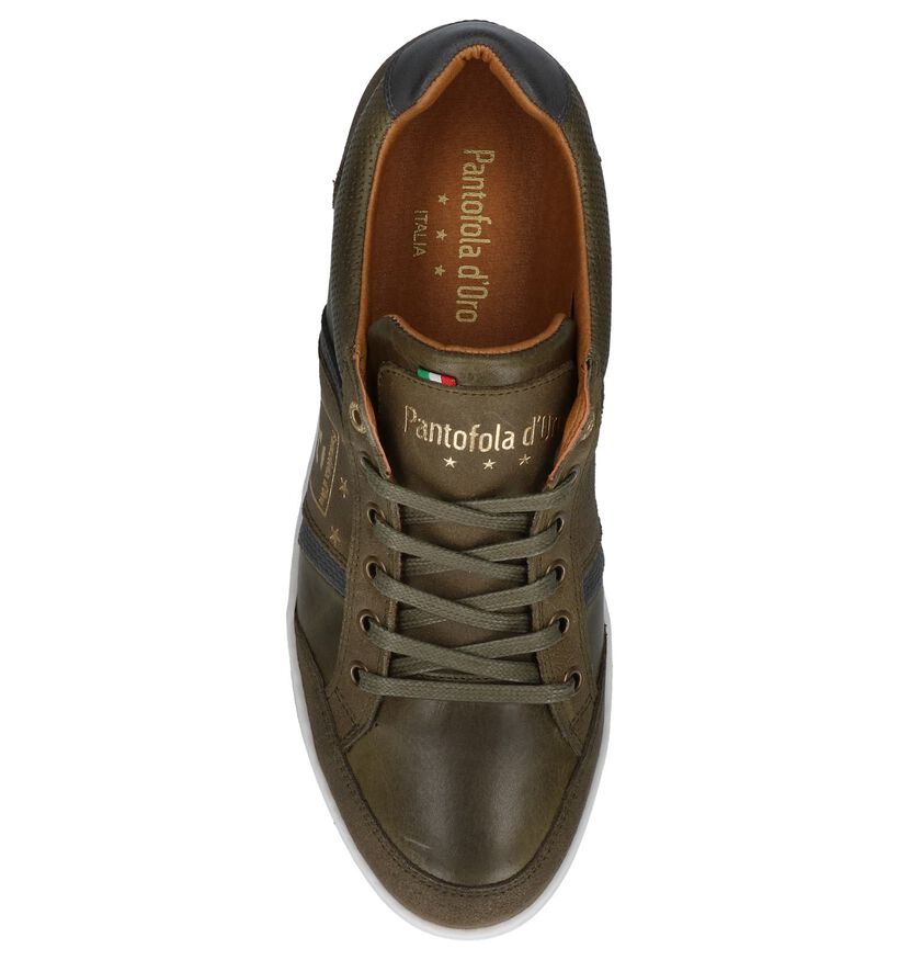 Pantofola d'Oro Mondovi Low Grijze Veterschoenen in leer (286479)