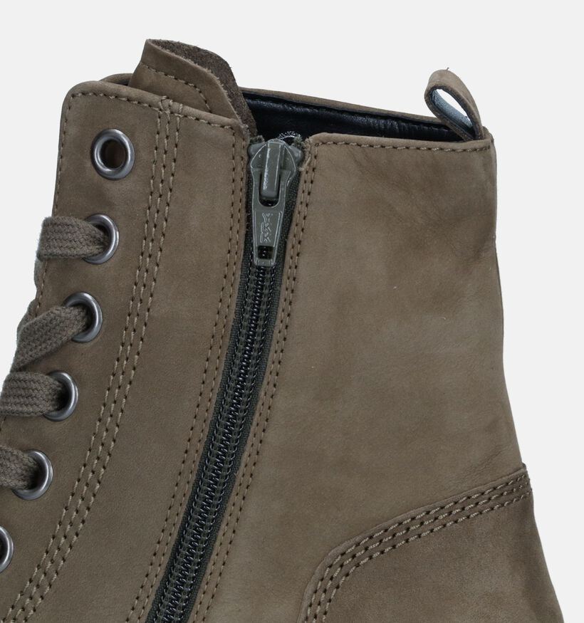 Gabor Kaki Bottines voor dames (331197) - geschikt voor steunzolen