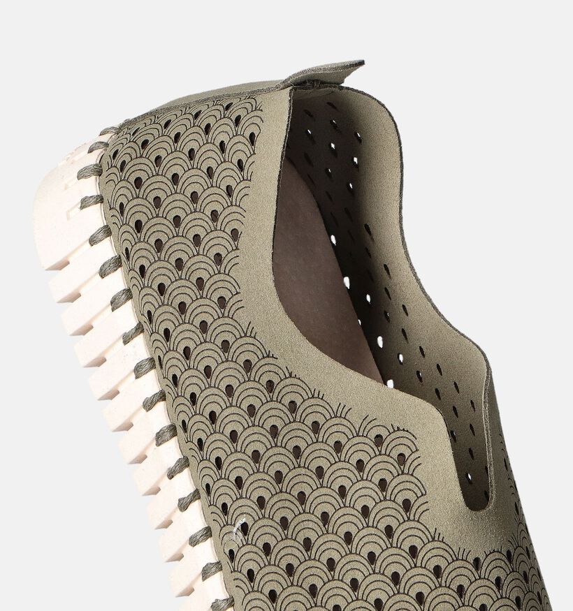 Ilse Jacobsen Tulip Chaussures à enfiler en Vert pour femmes (355837) - pour semelles orthopédiques