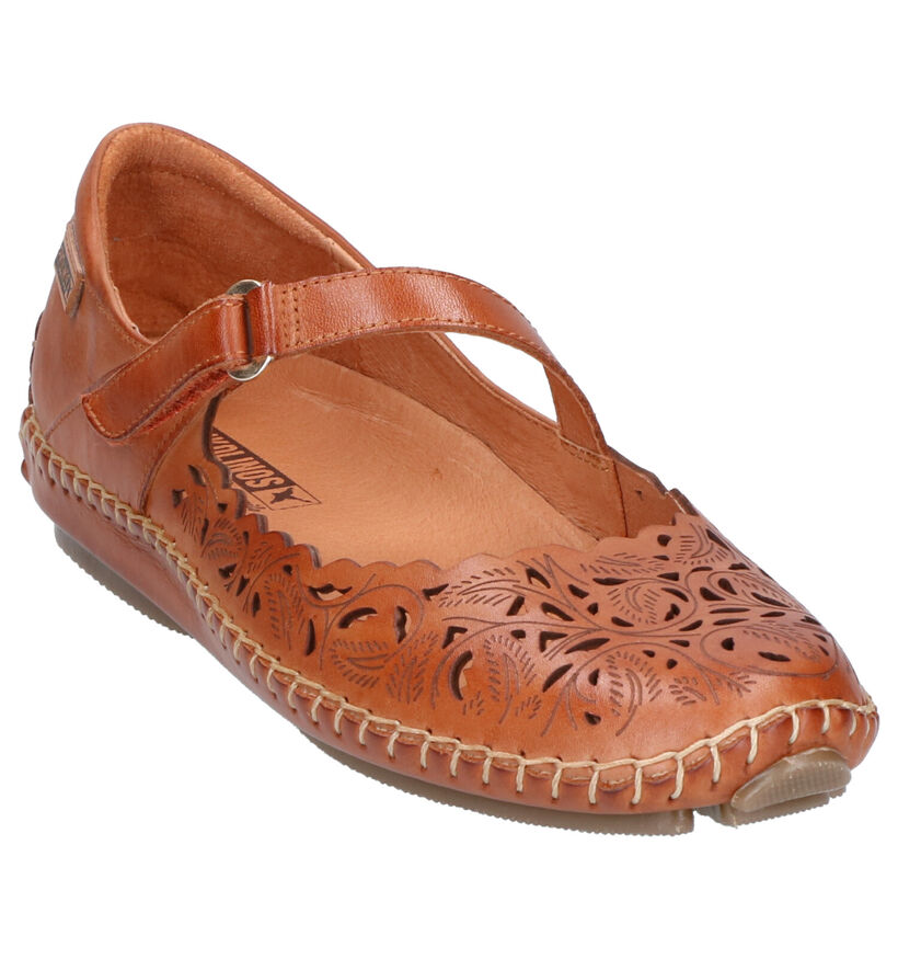 Pikolinos Jerez Ballerines en Cognac en cuir (272431)