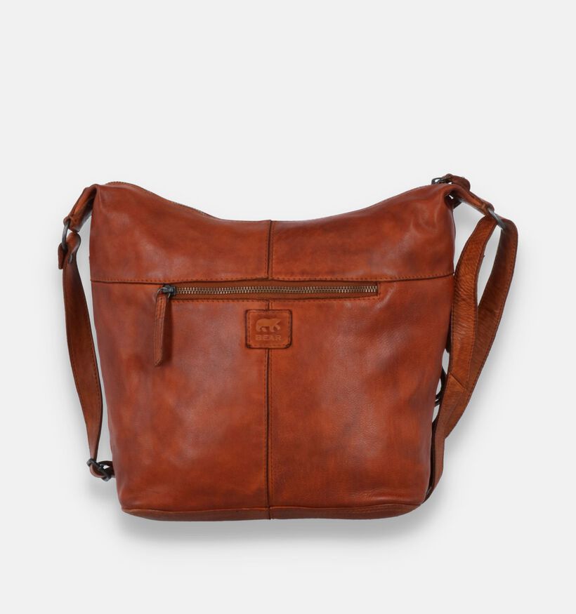 Bear Design Cognac Crossbody tas voor dames (342780)