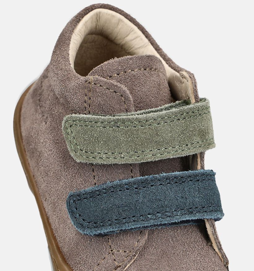 Naturino Corkel VL Grijze Babyschoenen voor jongens (380162) - geschikt voor steunzolen