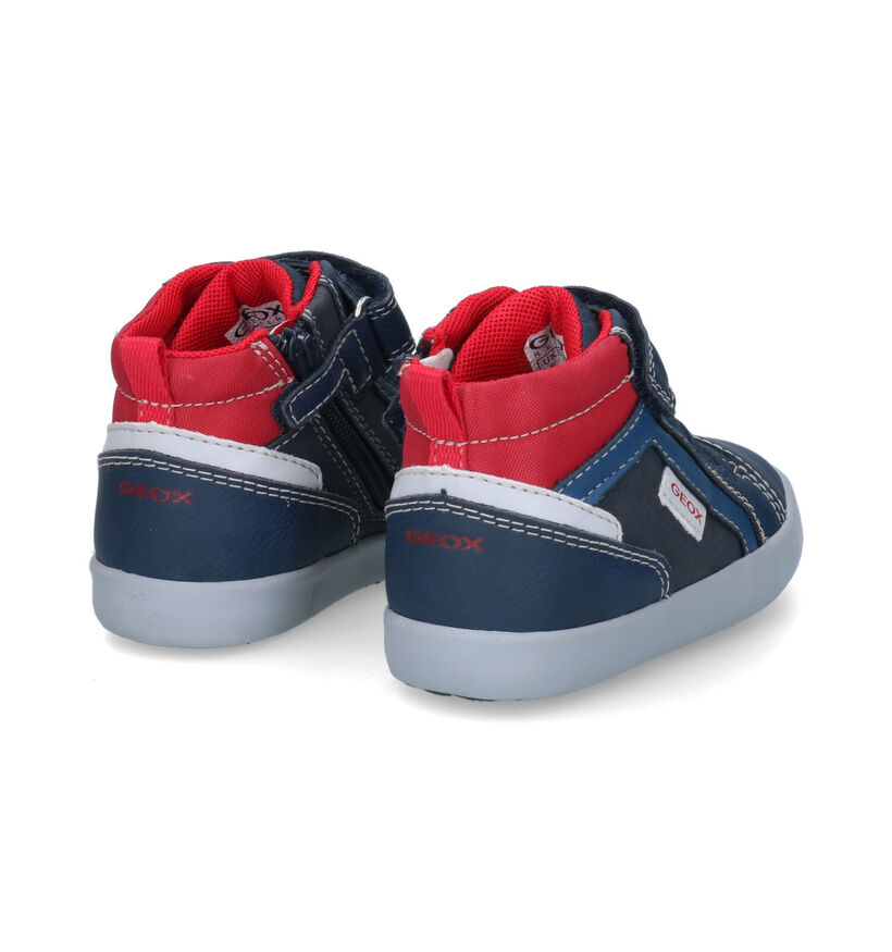 Geox Gisli Blauwe Hoge Schoenen in kunstleer (317564)